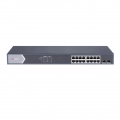 HIKVISION Managed switch DS-3E1518P-SI, 16x PoE &amp; 2x SFP ports, 1000Mbps - Networking